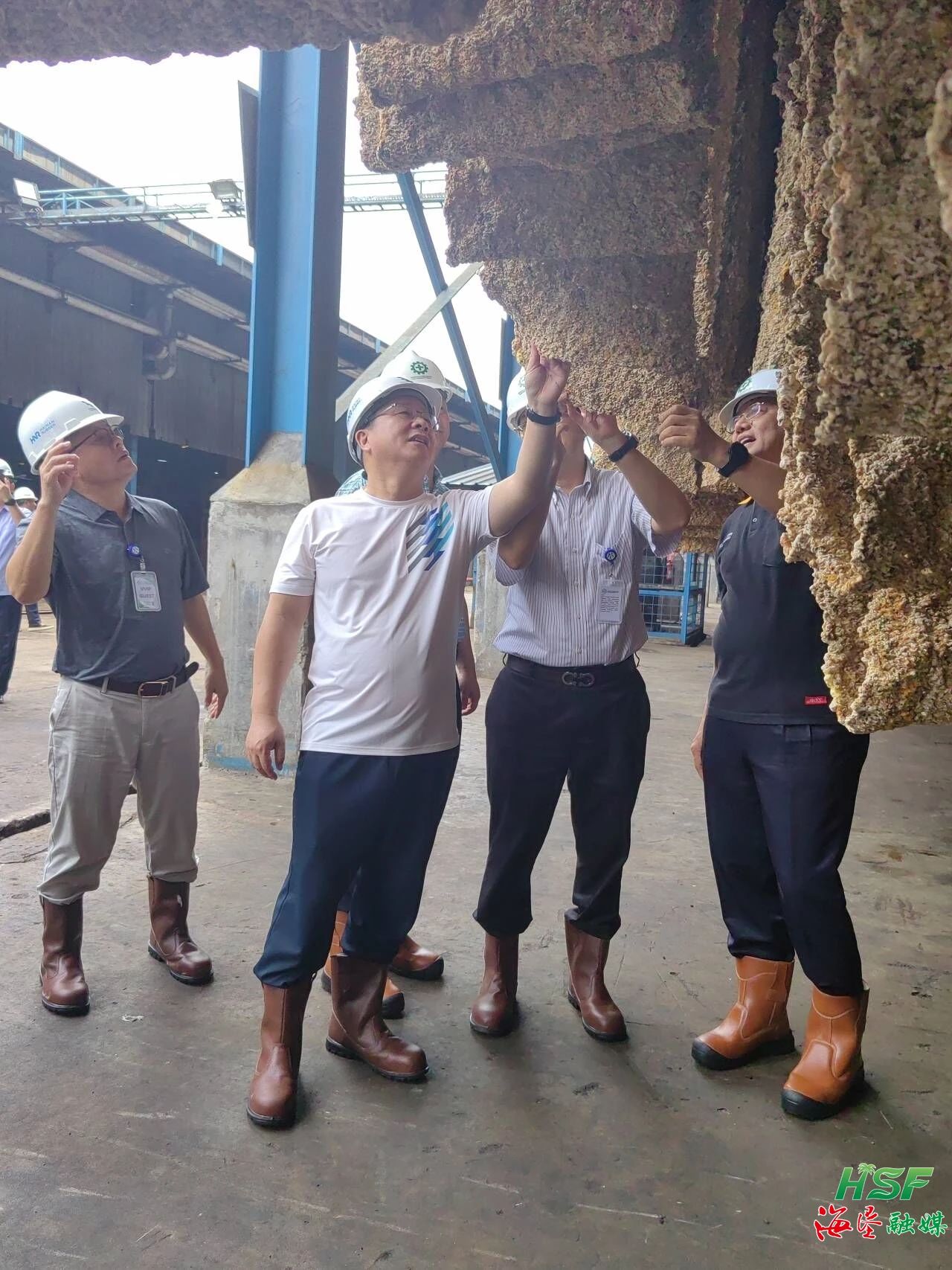 包洪文一行調(diào)研合盛農(nóng)業(yè)SGO加工廠。